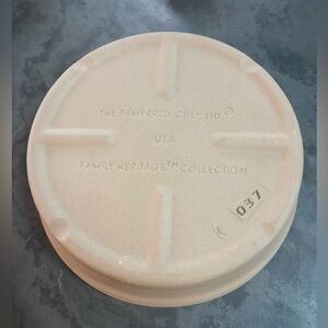 The Pampered Chef Family Heritage Stoneware 8" Round Mini Deep Dish Baker